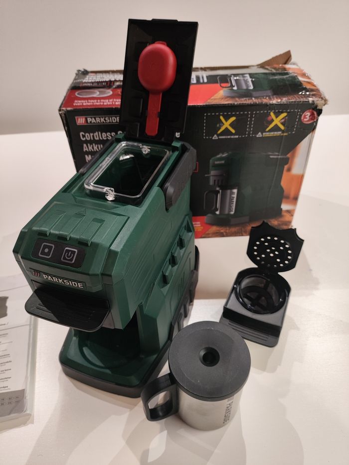 Cafetière Parkside PKMA 20 - Machine à Café 20V Compatible dosettes senseo - photo numéro 3