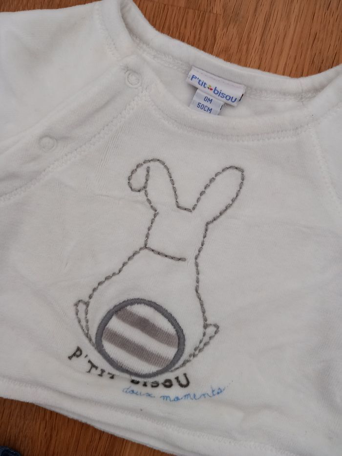 Pyjama naissance avec gilet - photo numéro 3