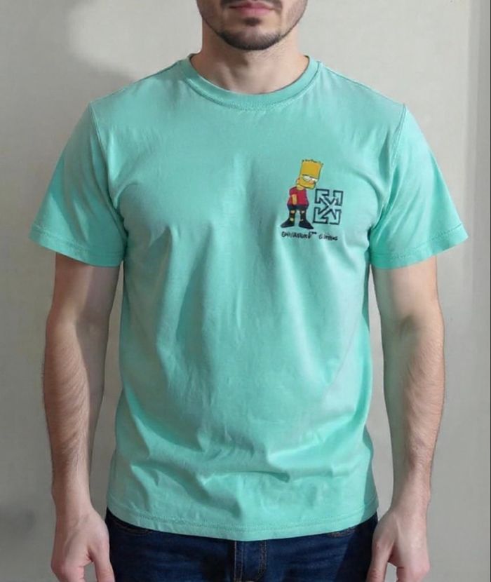 T shirt Offwhite Simpsons
