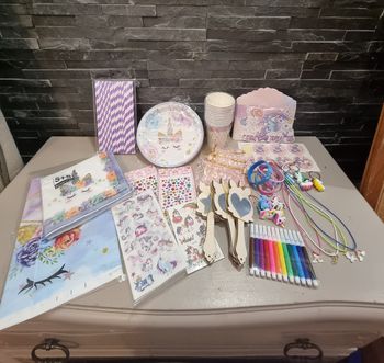 Décoration anniversaire licorne 