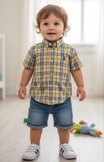 Chemise à carreaux garçon Ralph Lauren 18 mois