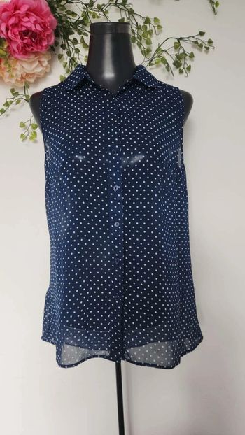 Blouse tissée sans manches 🎀 Taille L 🎀
