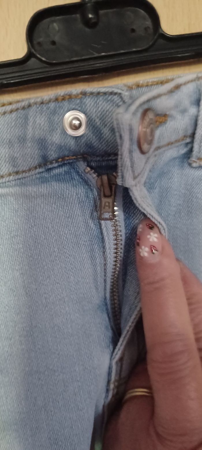 Très jolie jupe jeans fille T 10 ans - photo numéro 4