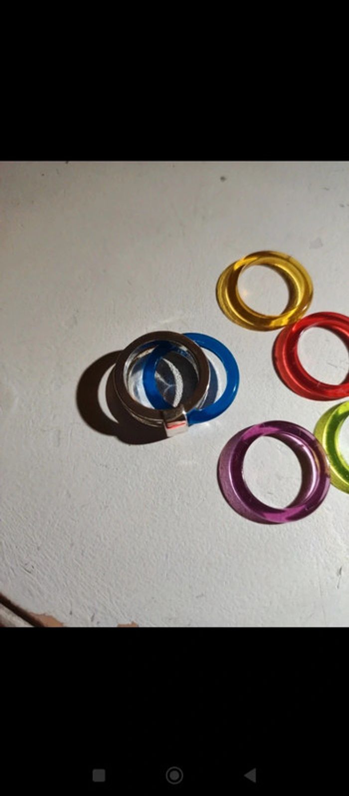 Bague avec anneaux interchangeables - photo numéro 3
