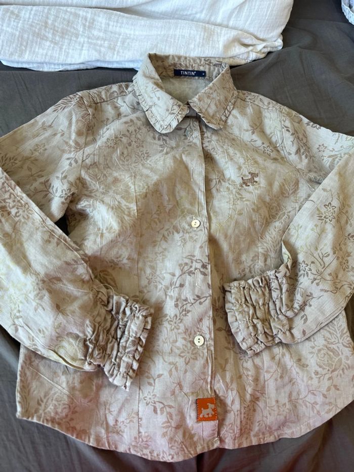 Tintin chemise 6 ans