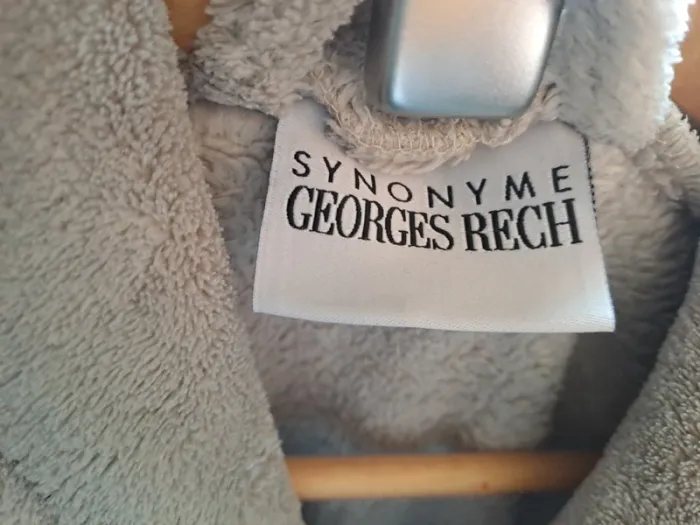 Robe de chambre polaire Georges Rech - Synonyme - Taille S/M - Col Kimono - photo numéro 5