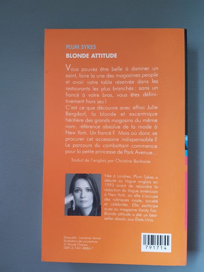 Blonde attitude plume sykes - photo numéro 2