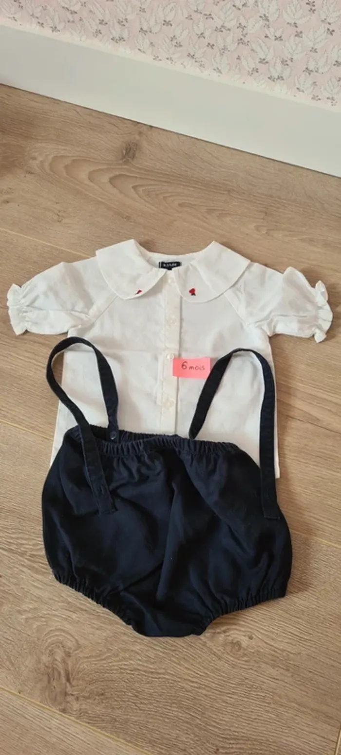 Ensemble culotte chemisier