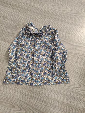 💐 blouse fille fleuri en 6 mois du pareil au même 💐