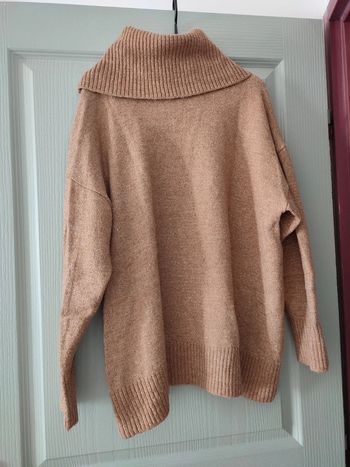 Pull col roulé maille scintillante