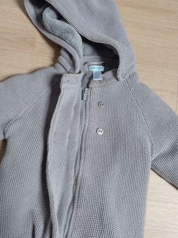 Veste polaire 12 mois Obaibi