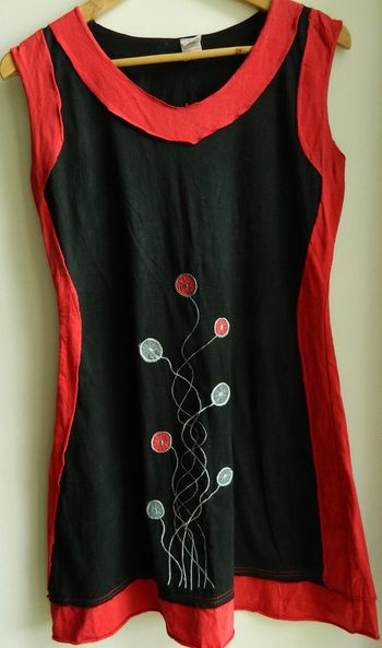 Robe sans manches d'été T S/M "Aller simplement "