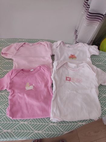 Lot bodies manches courtes