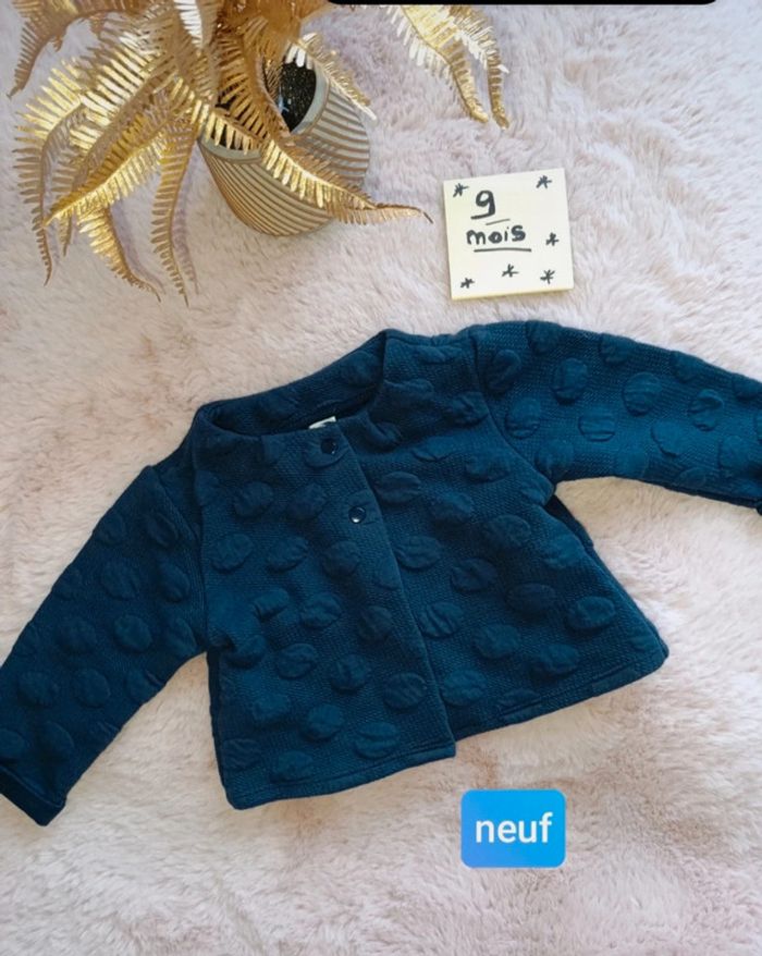 Gilet capitonné bleu marine