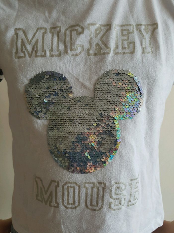 Tee shirt Mickey Mouse 9-10 ans - photo numéro 2