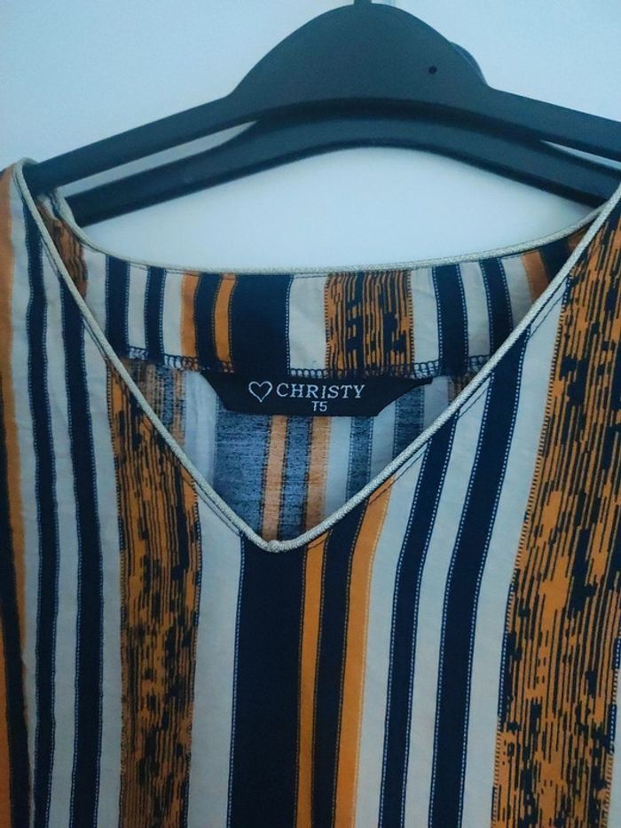 Robe tunique longue grande taille 50 - photo numéro 3