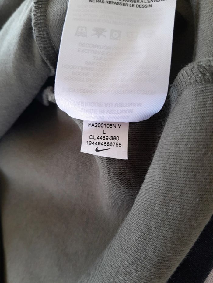 Veste sweat zip capuche Nike Tech Fleece taille L - photo numéro 7