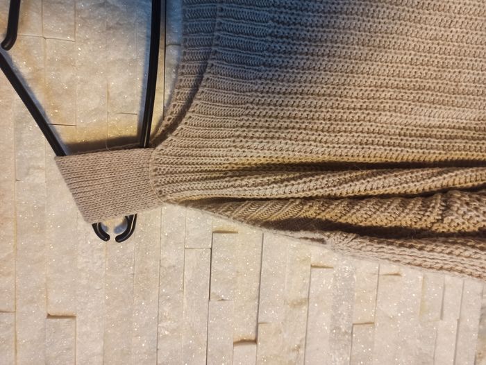 Pull Beige Femme Epaules Nues Taille M - photo numéro 3