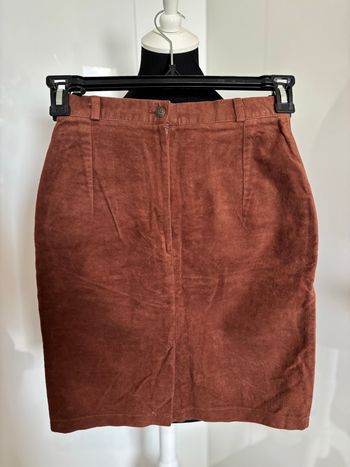 Jupe 100% coton marron vintage - Très bon état - Taille 40 - Promod