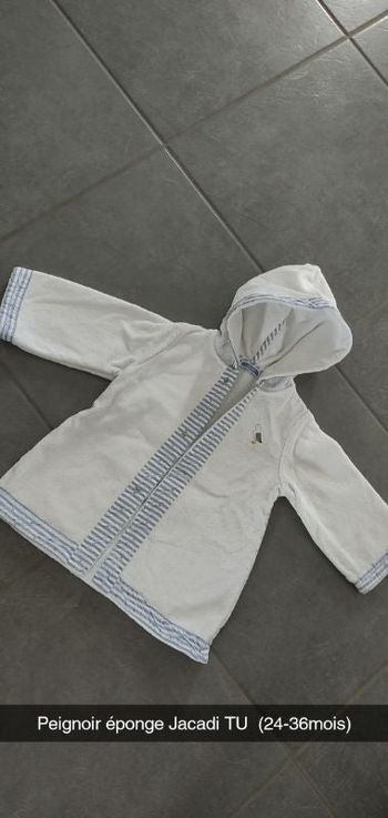 Peignoir en éponge