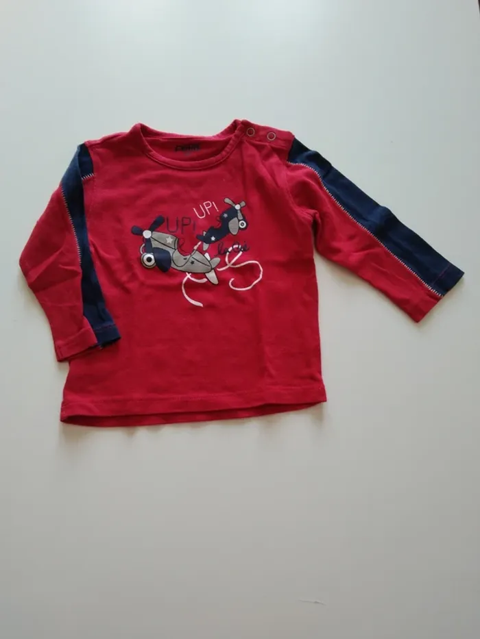 tee shirt manches longues la cie des petits garcon 12 mois