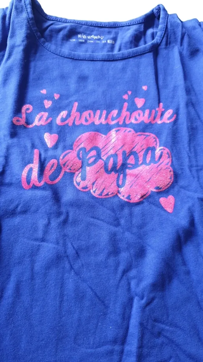 Tee-shirt Manche longue La chouchoute de papa