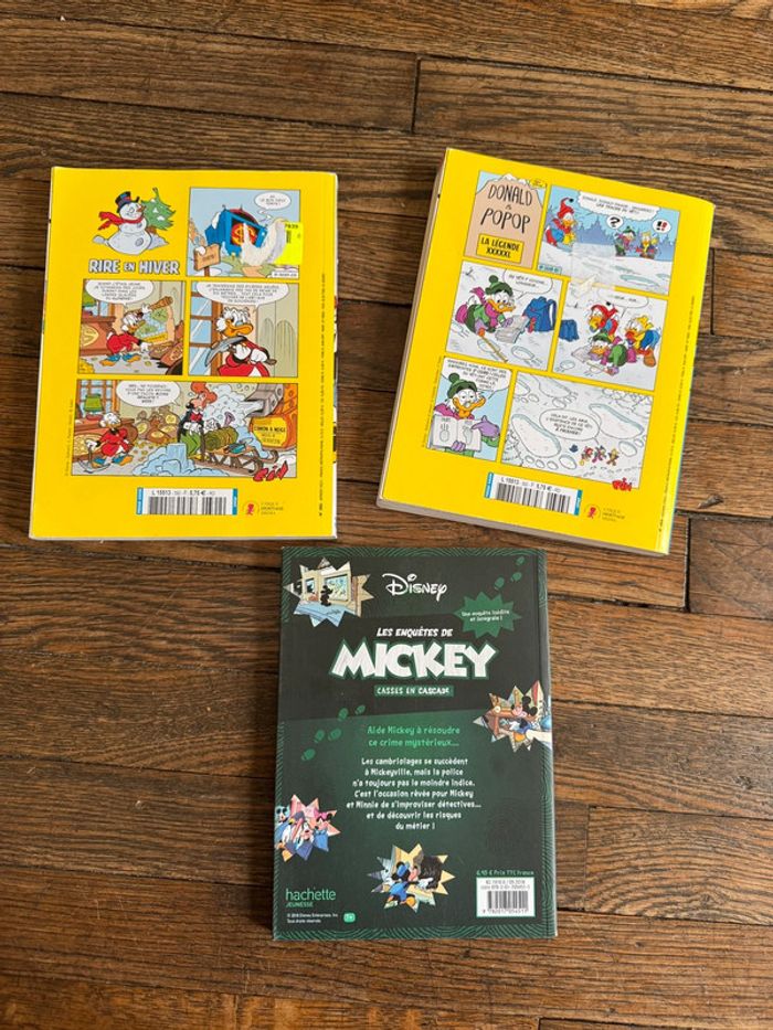 Lot trois livres Mickey - photo numéro 2