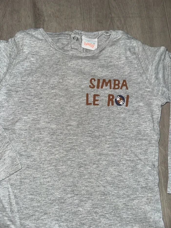 T-shirt manches longues simba - photo numéro 2
