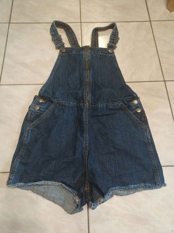 Combi-short jean