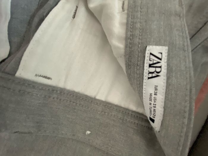 Pantalon gris homme Zara - photo numéro 3