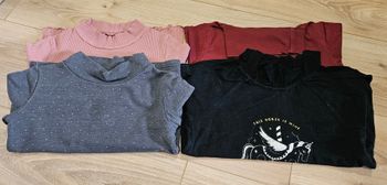 4 tee-shirts manches longues fille - Taille 5 ans