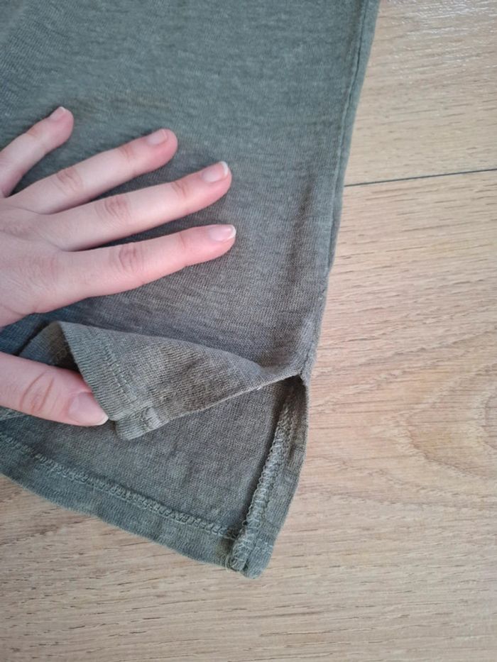 Débardeur en lin kaki taille Xs Etam - photo numéro 3