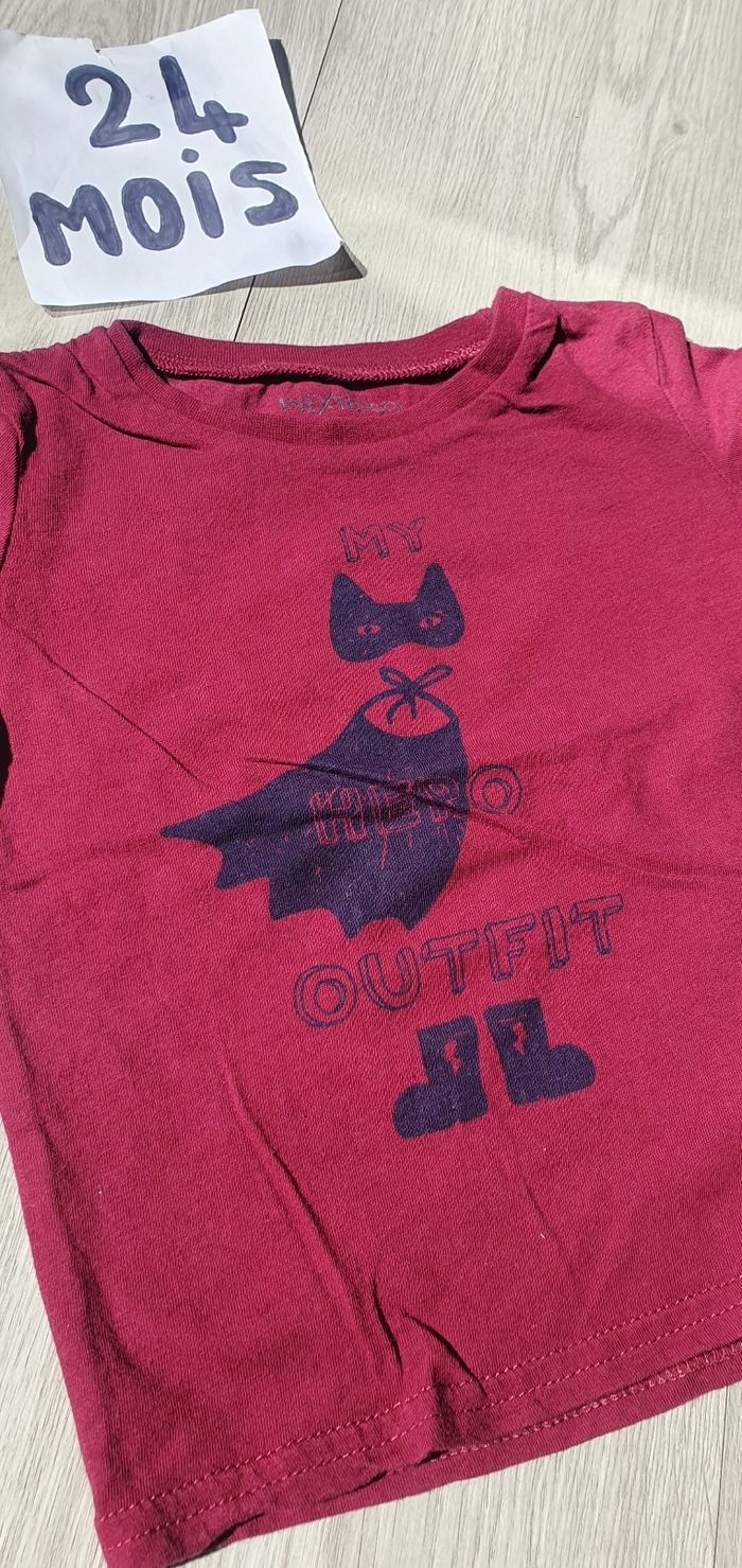 Maillot t-shirt 24mois garçon - photo numéro 2