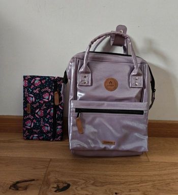 Sac à dos cabaïa S lilas irisé 
