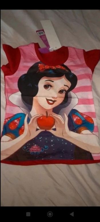 Tee shirt blanche neige
