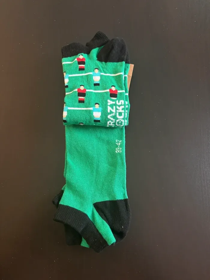 Paires de chaussettes thème foot Pointure 39-42 - photo numéro 3