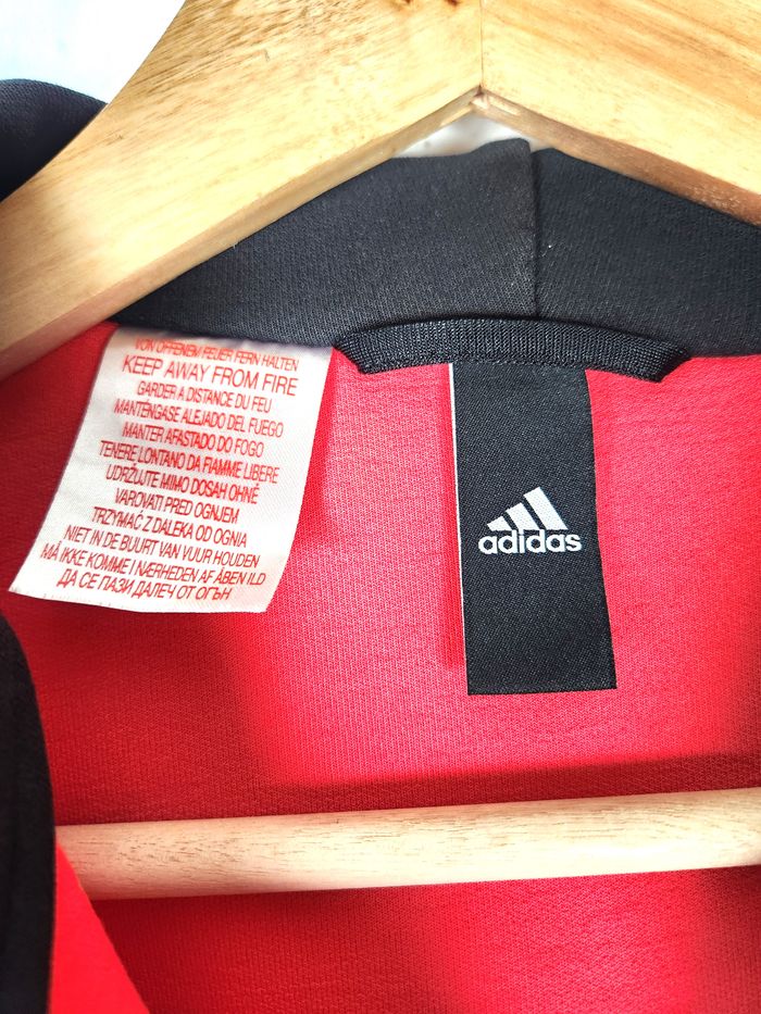 Veste running Adidas à Capuche, couleur corail, taille XS - photo numéro 5