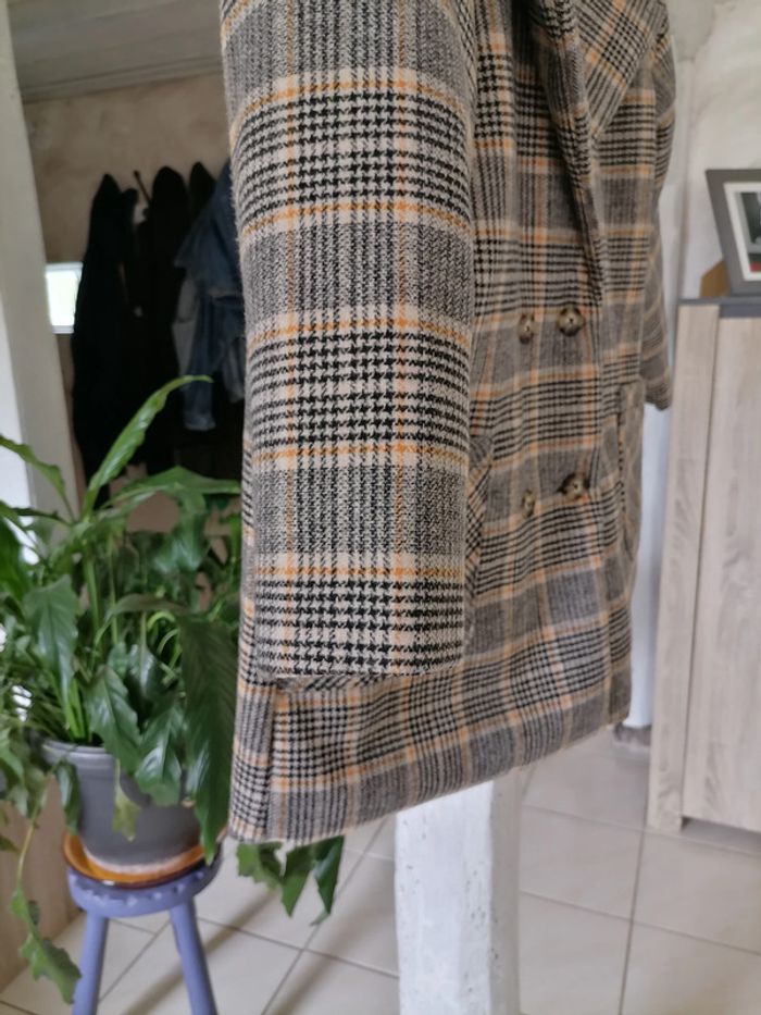 Manteau à carreaux fille - photo numéro 5