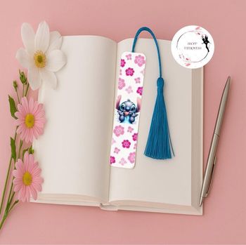 Stitch en grimace - Marque-page Acrylique