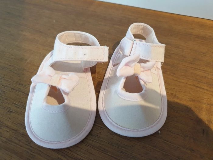 Sandales rose pale - T18 - P'tit bisou - photo numéro 2