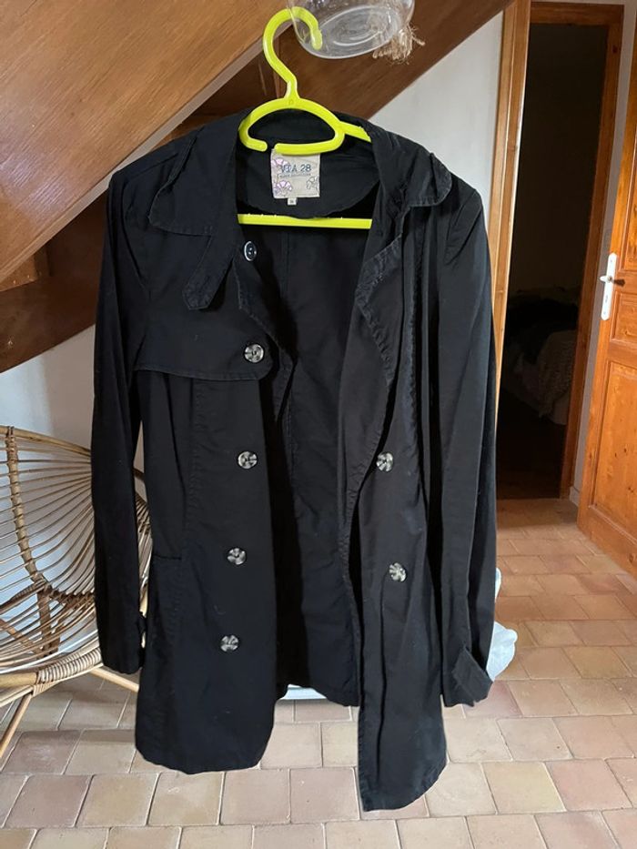 Trench noir - photo numéro 2