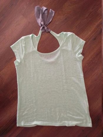 Tee shirt femme taille M Camaïeu contient du lin