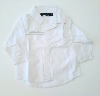 Chemise blanche 12 mois