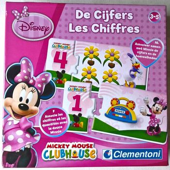 Puzzle Minnie apprend les chiffres - Disney - Clémentoni