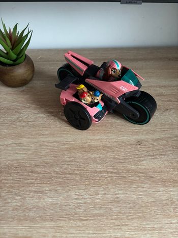Figurine et moto Liberty et junior pat patrouille mighty movie 