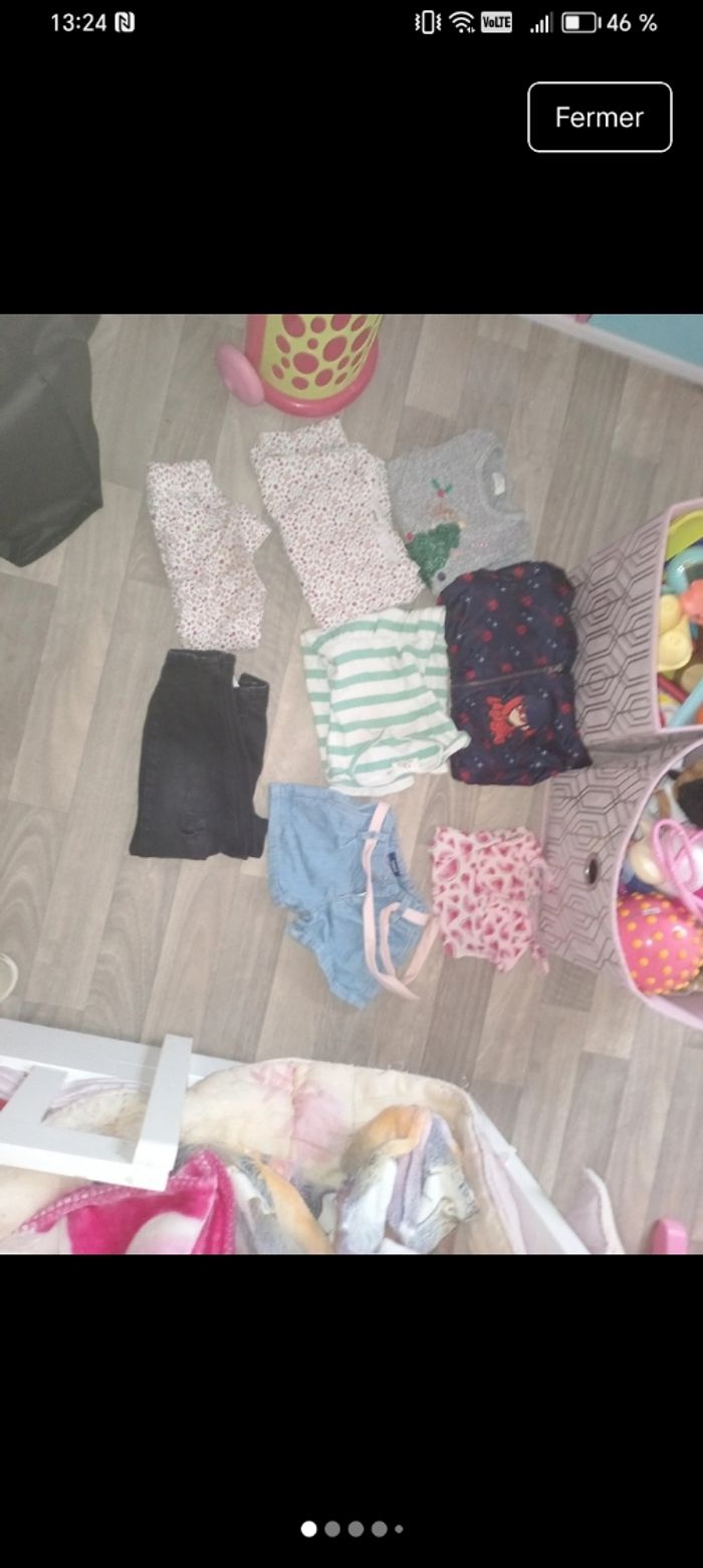 Lot de vêtements fille