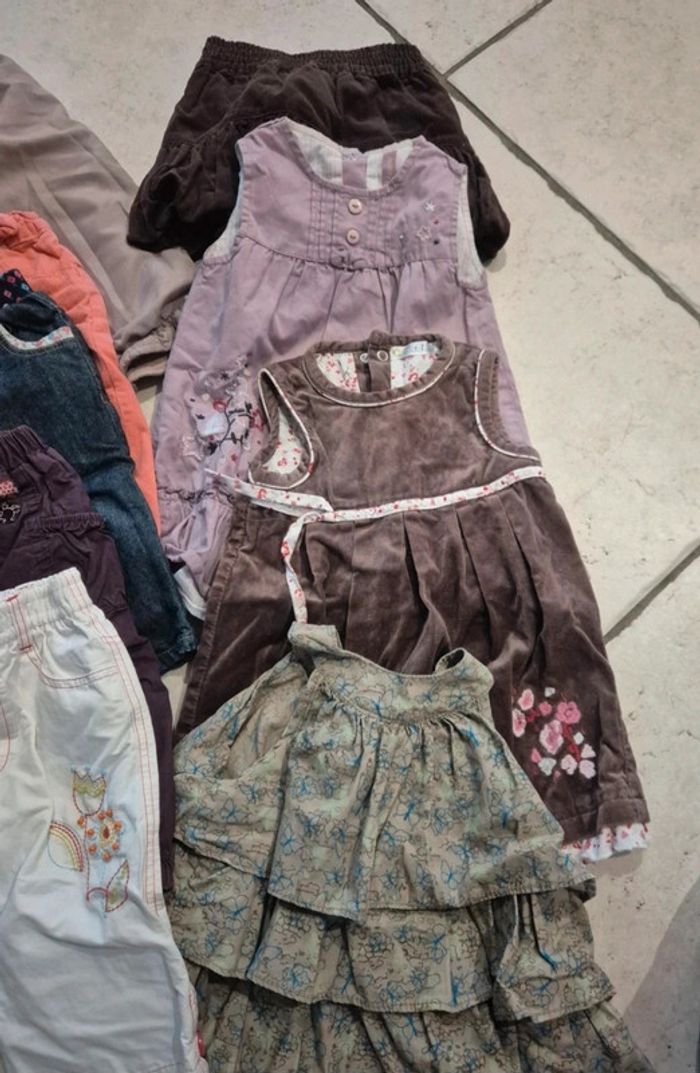 Lot de 10 vêtements bébés fille 6 mois - photo numéro 2