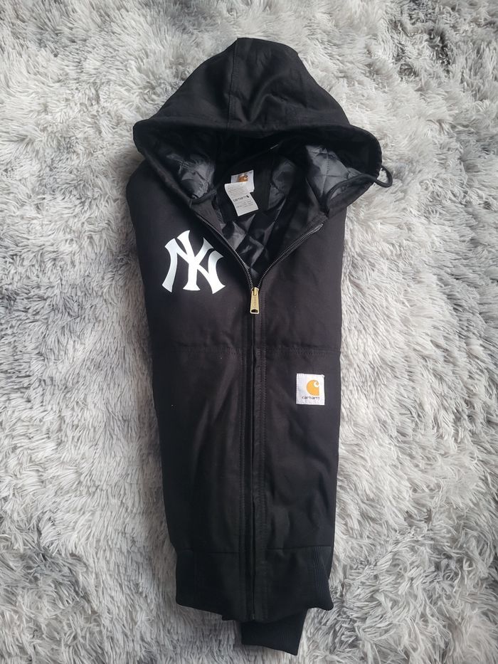 Veste Carhartt Active Jacket Rework - NY Yankees Edition - Taille L - Pièce Neuve - Made in USA ! - photo numéro 5
