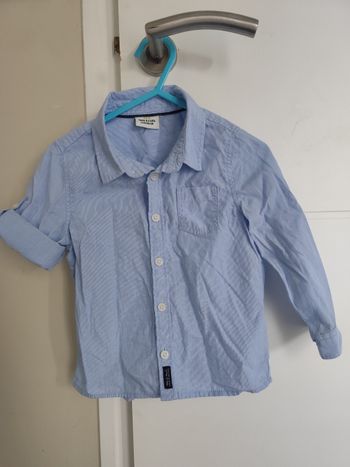 Chemise manches longues garçon TAO 24 mois