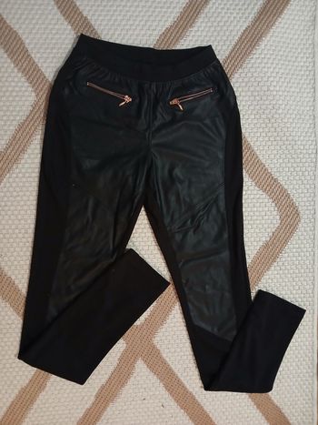 Pantalon simili cuir noir – ESMARA – Taille XS – Neuf